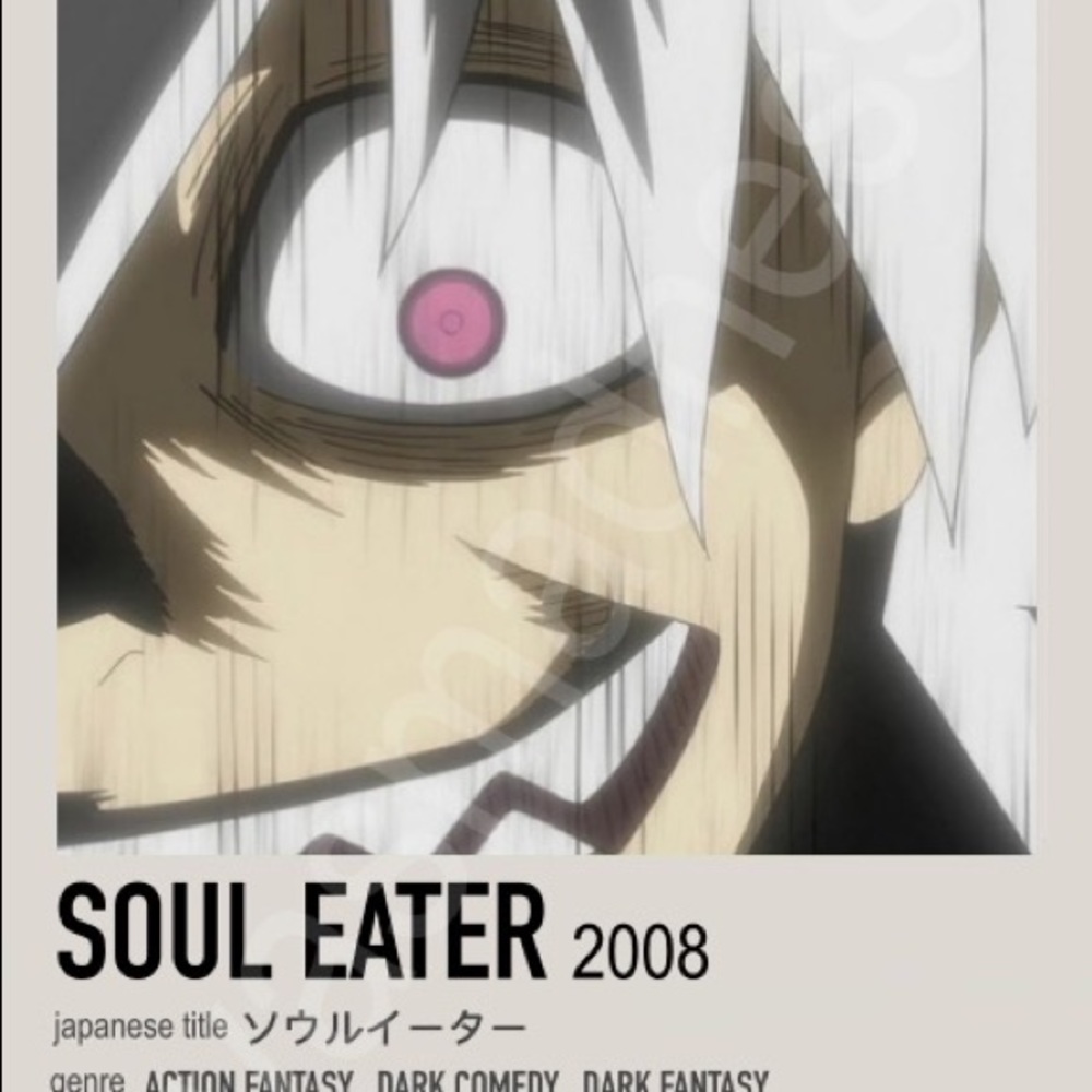 Soul Eater Anime Keychain